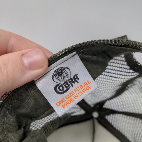 D'lights Posse Snapback Rope Trucker Hat Camo OSFA Mesh Back Cobra - Picture 8 of 8